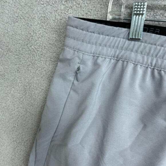 NEW Spyder Active Men's XXL Light Gray Athletic Shorts 90% Polyester 10% Spandex - Picture 8 of 9
